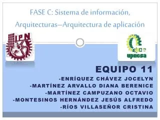 fase c sistema de informaci n arquitecturas arquitectura de aplicaci n