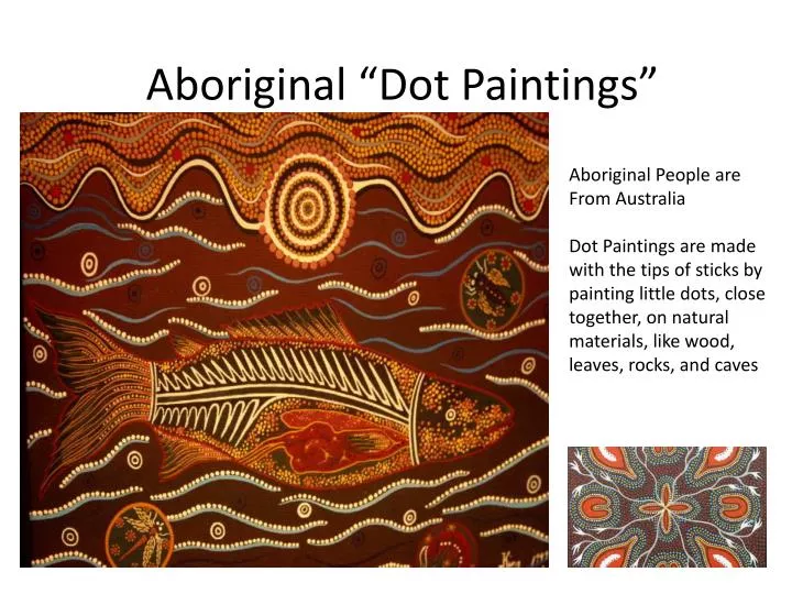 aboriginal dot paintings