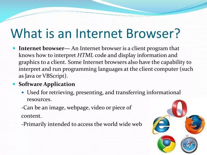 what is an internet browser