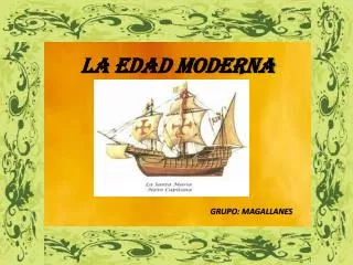la edad moderna