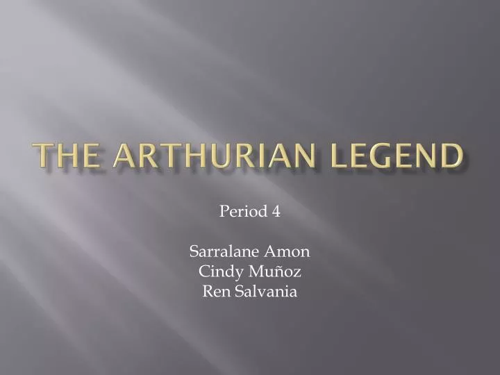 the arthurian legend