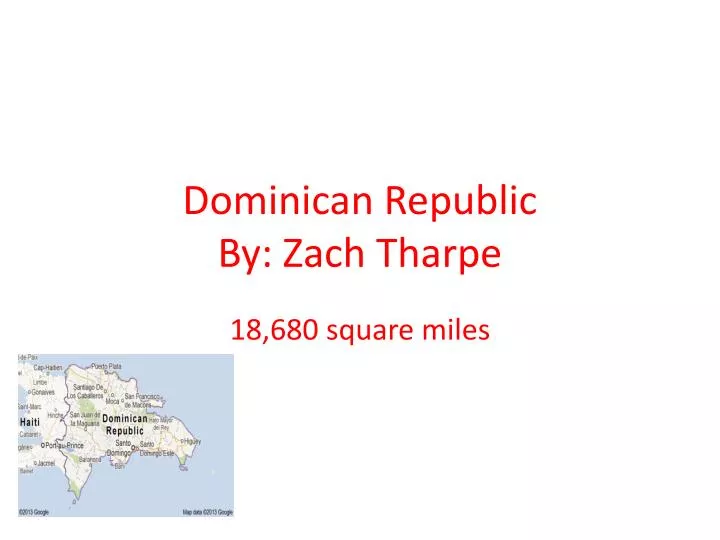 dominican republic by zach tharpe