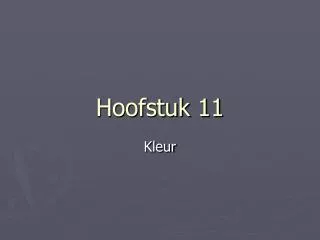 hoofstuk 11