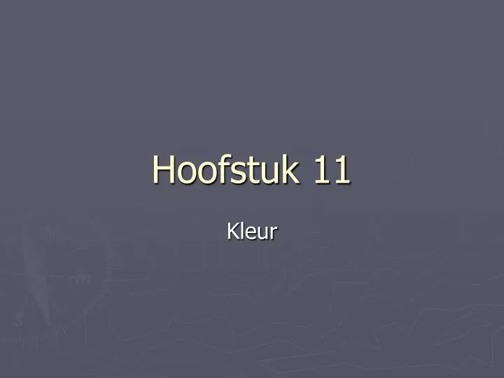 hoofstuk 11