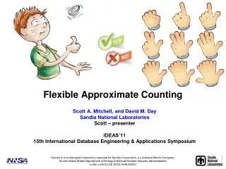 Flexible Approximate Counting