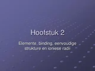 hoofstuk 2