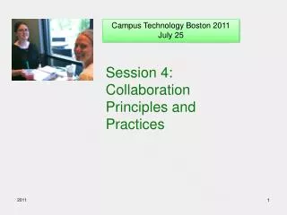 Session 4: Collaboration Principles and Practices