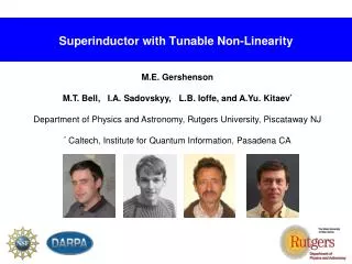 Superinductor with Tunable Non-Linearity