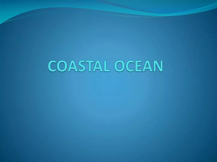 coastal ocean