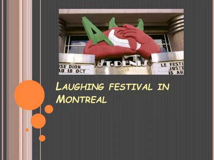 laughing festival in montreal