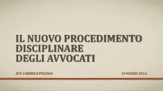 PPT - Il Procedimento Disciplinare Nella Scuola PowerPoint Presentation ...