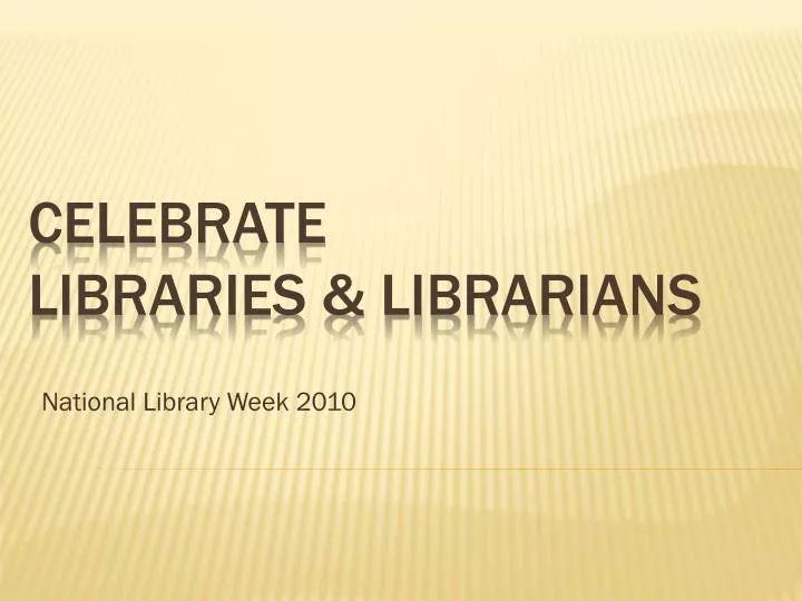 national library week 2010