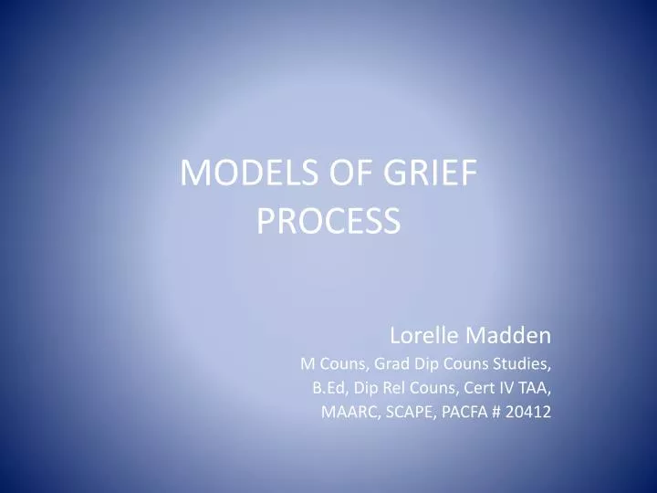 models of grief process