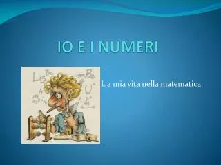 io e i numeri