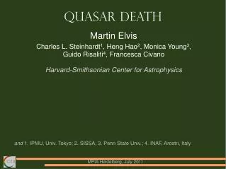 Quasar Death