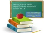 Understanding Singular Possessive Nouns and Their Importance in English - slide 1