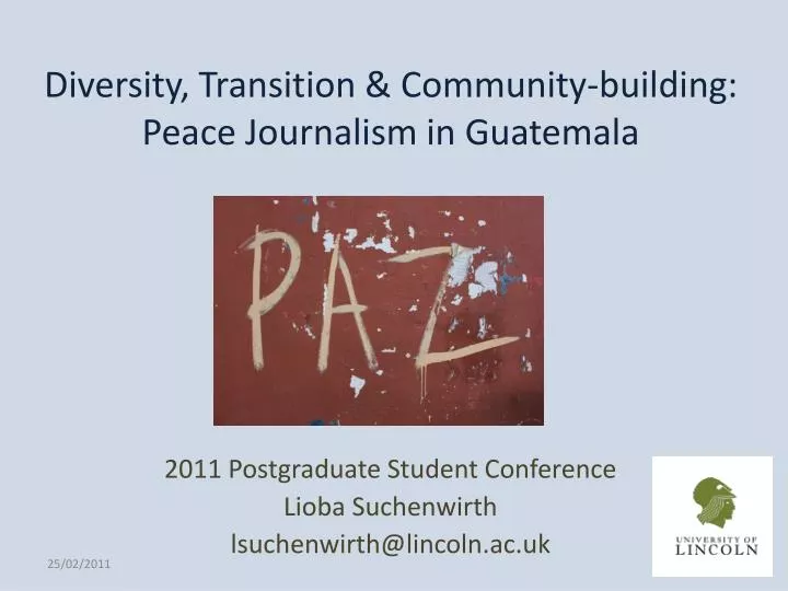 diversity transition community building peace journalism in guatemala