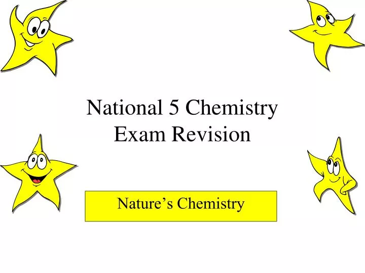 national 5 chemistry assignment