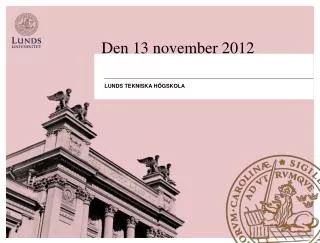 den 13 november 2012