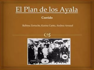 el plan de los ayala