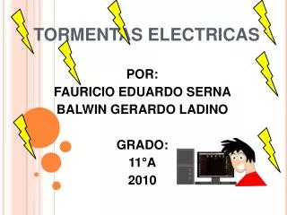 tormentas electricas