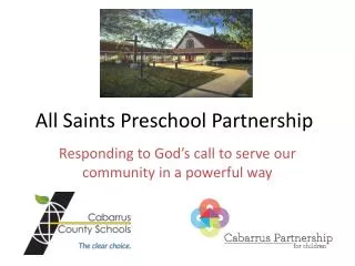 All Saints Preschool Partnership