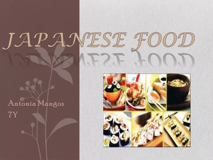 PPT - Japanese Food PowerPoint Presentation, free download - ID:2067318