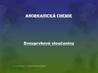 dvouprvkov slou eniny