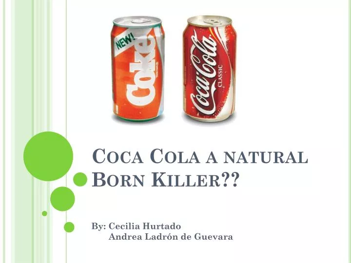 coca cola a natural born killer