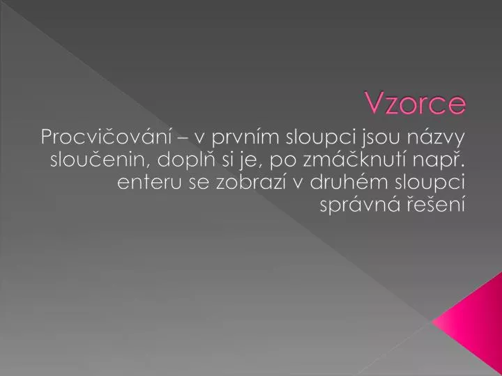 vzorce