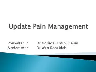 Update Pain Management