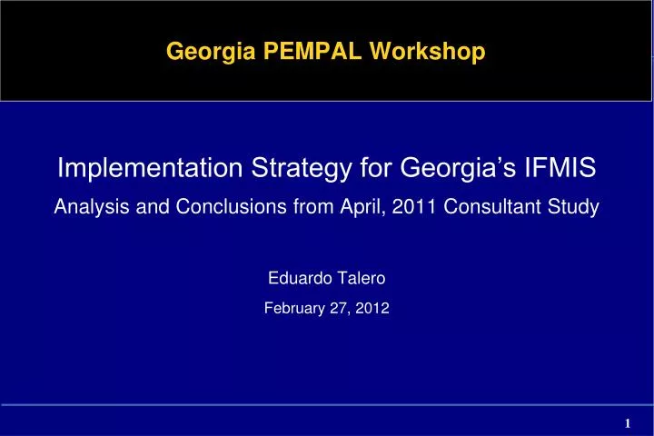 georgia pempal workshop