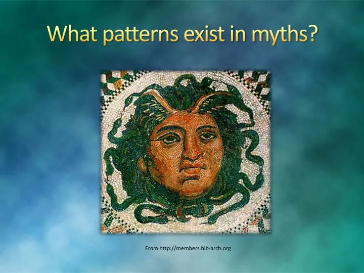 what patterns exist in myths