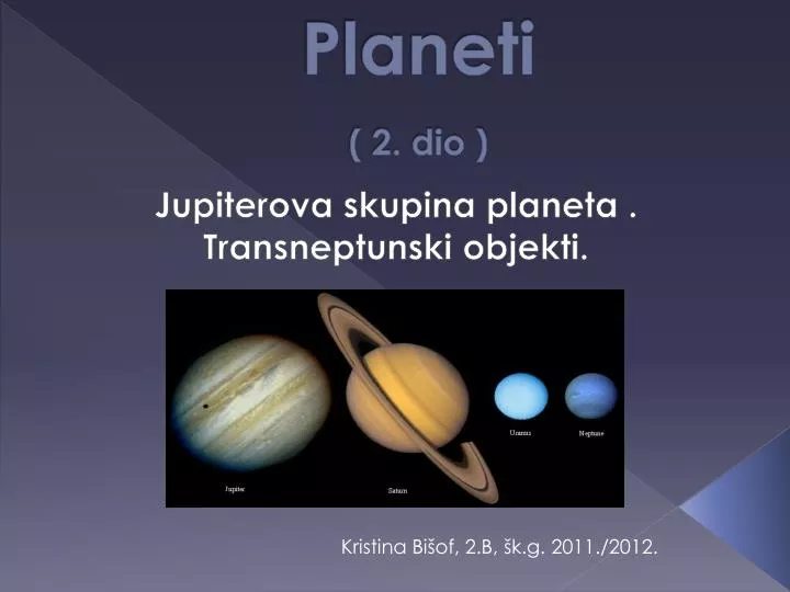 planeti 2 dio