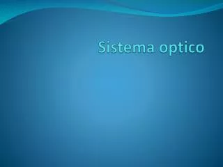 sistema optico