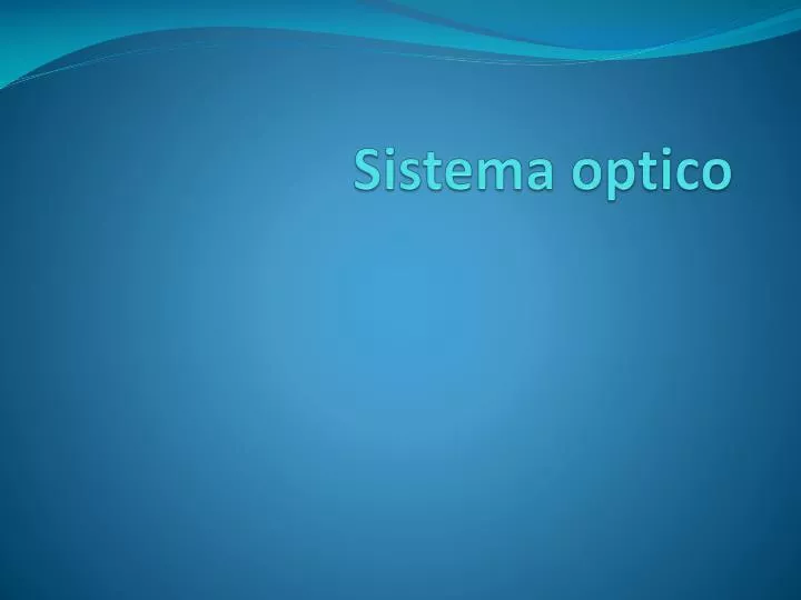 sistema optico