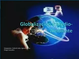 globalizacion y medio ambiente