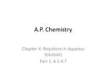 A.P. Chemistry - slide 1