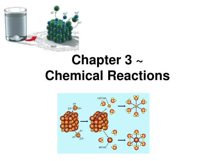 chapter 3 chemical reactions