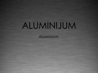 ALUMINIJUM