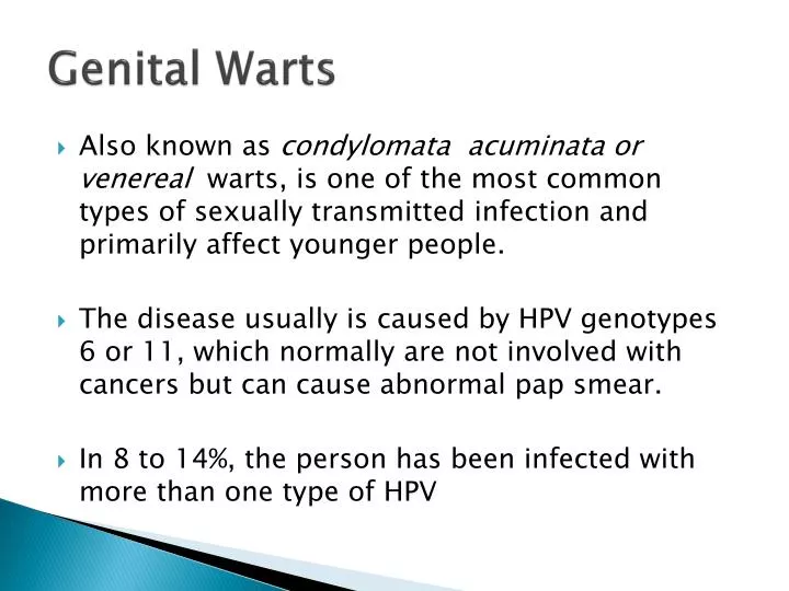genital warts