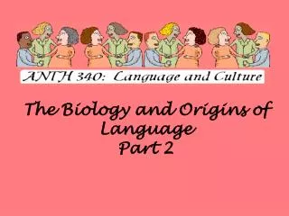 The Biology and Origins of Language Part 2