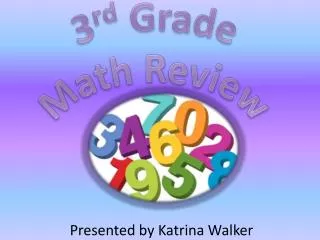 3 rd Grade Math Review