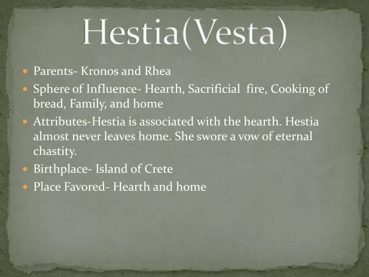 hestia vesta