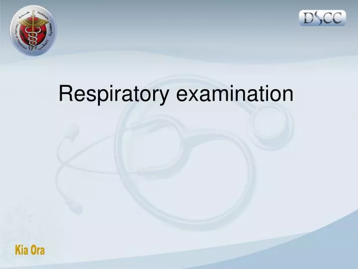 respiratory examination