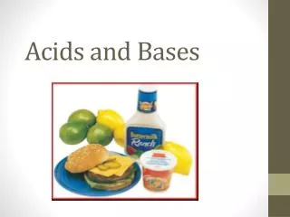 acids and bases