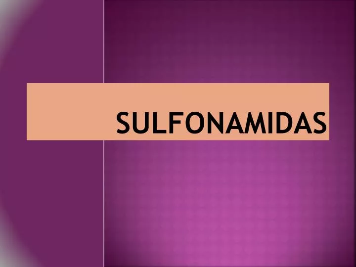 sulfonamidas