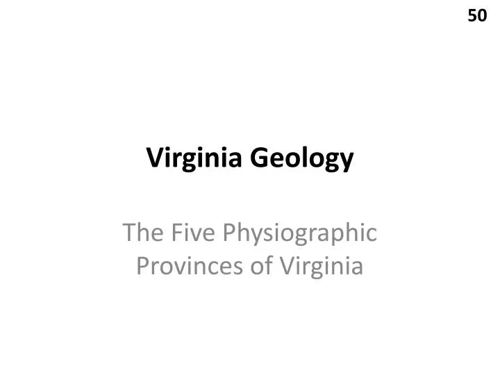 virginia geology