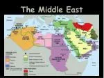 The Middle East - slide 1
