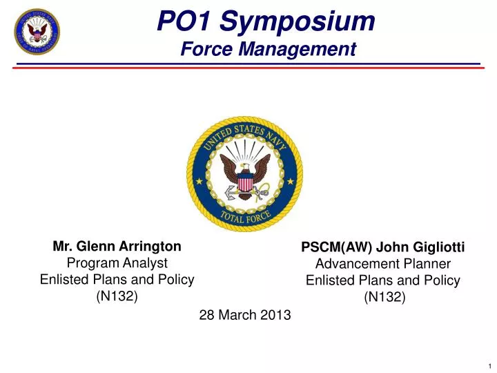 po1 symposium force management